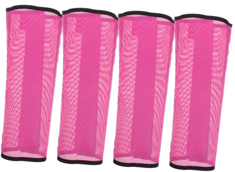 HAPINARY 4piezas Botas de Malla para Caballos Holgadas Antideslizantes Transpirables para Proteger Las Piernas y Evitar Mordeduras de Moscas al Pasear