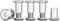 Drenky 10 Pezzi Viti Di Collegamento M4x10mm Viti A Manicotto In Acciaio Inox A2 V2A Dado A Manicotto M4 Per Mobili, Armadi, Tavole Di Legno(10 x Viti Per Mobili, 10 x Dado A Manicotto)