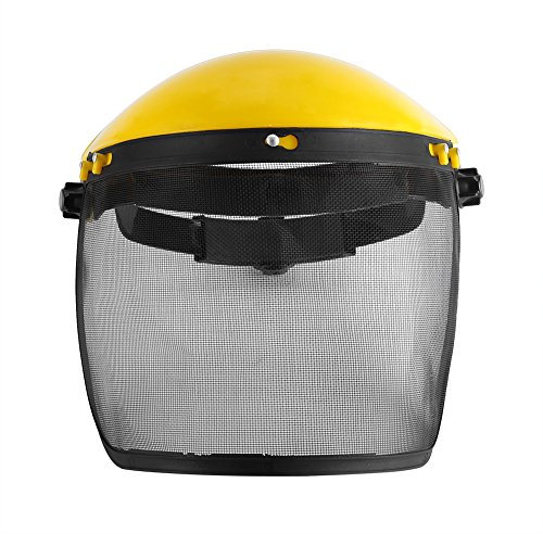 Casco de Seguridad Forestal Casco de Motosierra,Sombrero Protector para el Sol,Casco de Seguridad con Visera de Malla Completa para Tala, Desbrozadora, Protección Forestal