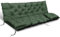 EDANTI Hollywoodschaukel Auflage Set Sitzauflagen Gartenmöbel Gartenkissen Sitzkissen Bankauflage Wasserdichtes Schaukelkissen +2X Kleinere Kissen (Grün, 180x60x50 cm)