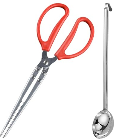 Tenazas Para Chimenea | Pala Para Carbón De Parrilla Con Mango Largo | Garra Para El Agarre De Troncos De Fuego,Para Uso En Cocina Barbacoa Interior Pizza Playa Y Servicio