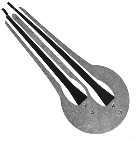 BlesConi Stainless Steel Jaw Harp Russian Style Ethnic Mouth Instrument Compact Portable for Beginners and Musicians Silver