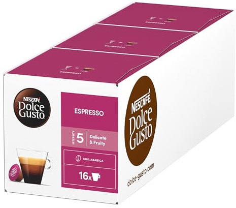 NESCAFE DOLCE GUSTO Espresso kaffekapslar (3 x 16 kapslar)