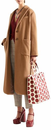 United Colors of Benetton Cappotto 28hfdn02v, Cappotto Donna, Marrone Chiaro 34A, 44