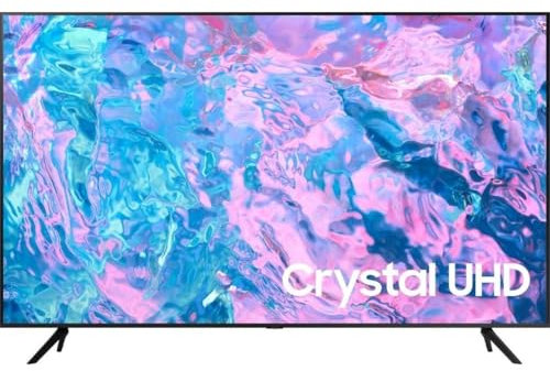 Samsung Crystal UHD UE65CU7190UXZT, Smart TV 65 Serie CU7000, Crystal UHD 4K, BLACK , 2023, DVB-T2