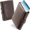 PURISTO KLIK Classic Slim Wallet mit Münzfach - Mini-Geldbörse für Herren aus Echtleder - Kleines Kartenetui mit RFID-Schutz für 10-14 Karten - Dunkelbraun
