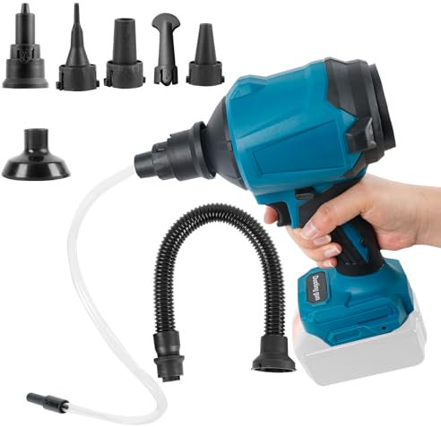 TALOEYH - Mini Jet Dry Blower Fan Compatible with M-AK-ITA 18V Battery, 40000 Cordless Portable Handheld Turbo Jet Fan Blowers for Car, Leaf Blower, Cleaning, Camping, Workshops, Lawns (No Battery)