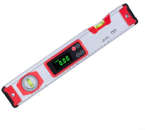 Marchfunny Professionelles digitales Niveaulineal, 200/300/400 mm, elektronisches LCD-Display, magnetisches Winkelmesser mit automatischer Abschaltung (400 mm)