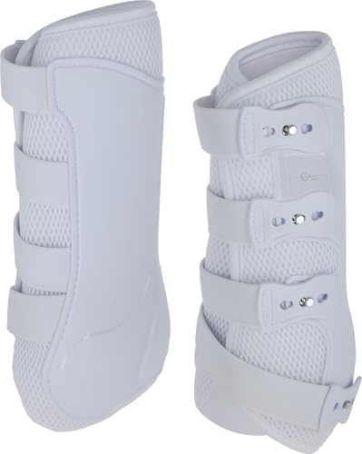 Covalliero CovallieroTherm Guêtres en céramique pour chevaux Protection contre les blessures Blanc Taille XL