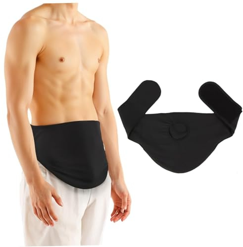 Cinturón de estoma, fundas para bolsas de estoma, cinturón ajustable, ostomía de tela que absorbe la humedad, bolsas de colostomía lavables a máquina para hombres y mujeres para uso diario