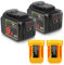 QUPERR 2PACK DCB184 18V 9.0Ah XR Lithium Battery Compatible with_Dewal_t Tools, Replacement for DCB182 DCB200 DCB180 DCB181 DCB201, with XJ Connector for_Dewal_t Battery