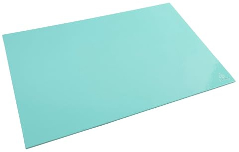 Exacompta 60163D Schreibunterlage Aquarel aus extra starkem Karton, perfekt für Büro und Homeoffice, Pastellfarbe Grün 58,5x38,5x0,5 cm Schreibtischunterlage kompatibel mit optische- und Lasermaus