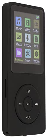 Lettore Mp3 Mp4 per Bambini, Supporto TF Card Slim 1,8 Pollici LCD Mp3 Mp4 Player Lettore Musicale Multimediale con Accessori, per Studenti, Suono Senza Perdita di Dati (#1)