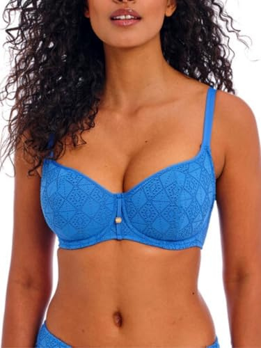 Freya Nomad Nights Underwire Sweetheart Bikini Top Haut, Atlantique, 32GG Femme