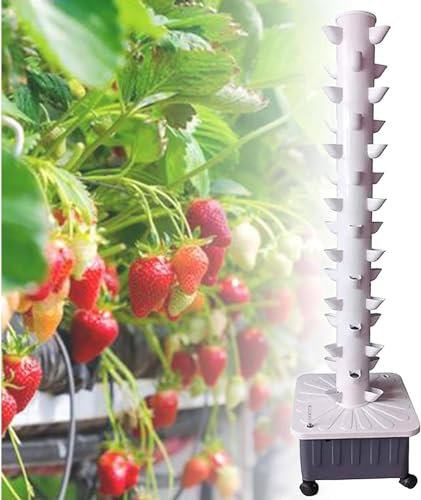 Kit de sistema de cultivo hidropónico para verduras y frutas de hoja no requiere tierra, kit de torre de jardín aeropónico para jardinería interior