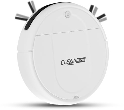 Robot Vacuum Cleaner with Mop, 3-in-1Mopping &Vacuuming,3000PaStrong Suction & AutoCarpet Boost. Thin8cm Design, AdvancedTangle-FreeTechnology Perfect forPet Hair on HardFloors & Carpets-b