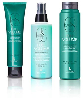 Lendan Full Volume Amplitex System Champu 300ml + Tratamiento Voluminizante 150ml + Spray Amplificador de Volumen 200ml