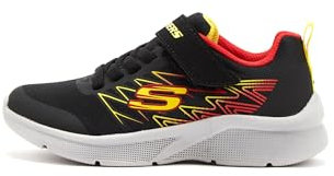 Skechers Jungen 403770l-bkrd_35 Sneakers, Schwarz, 35 EU