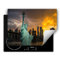 DarHaus Herdabdeckplatte 1 teilig 80x52 cm Küche Herdabdeckung Ceranfeld Herdabdeckplatten Anti Rutsch Matte Aufrollbar, Stadt - New York
