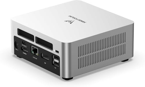 MINIS FORUM UN1250 Mini PC - Intel Core i5-1250P (12 Kerne / 16 Threads) ,32 GB DDR4, 500 GB PCIe 4.0 SSD | HDMI 2.0, USB-C, DisplayPort 1.4 | 2.5G RJ45 LAN | Auto Power on