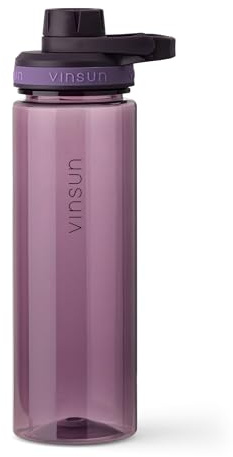 VINSUN Gourde Sport 750ml - Reutilisable, Tritan sans BPA, Étanche, Légère