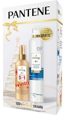 Pantene PACK ESPECIAL Laca De Fijación Ultrafuerte 250ml + Spray Miracle 5en1 200ml, Spray Moldeador Y Protector Del Cabello