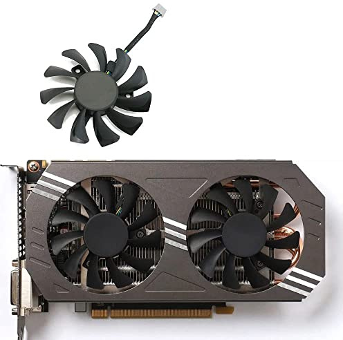 DOTODO GA81S2U 75 mm GTX970 GPU Grafikkarten-Kühler, Ersatz für ZOTAC GeForce GTX 970 Grafikkarten-Kühler, 1 Stück