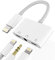 iPhone Ladekabel 3.5mm Aux+Lightning Kopfhörer+Netzteil Klinke Adapter(3in1) Apple MFI Fast Charger Splitter Schnellladegerät Stecker Zubehör für 14 13 12 11 Pro Max Mini X Xr Se 8 7 Plus 3.5+L