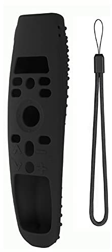 CRGANGZY Funda protectora suave de silicona a prueba de caídas para mando a distancia de TV inteligente con cordón para mando a distancia LG Magic