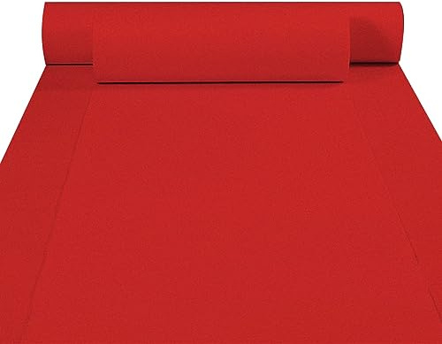 Roter Teppichläufer, Laufsteg-Teppich, Hochzeitsgang, Laufsteg, Gehweg-Teppiche, Rollen für Hochzeiten, Weihnachtsfeiern, Zeremonien, Strände im Freien, 2 mm dicker Einweg-Teppich, Breite 1 m/1,2 m (