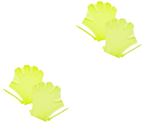 BESPORTBLE 2er-Set Schwimmhandschuhe für Rundenschwimmen Jungen und Mädchen Tauch-hilfsfäustlinge Schwimmhandschutz Nylon-schwimmflossen 2 Stück