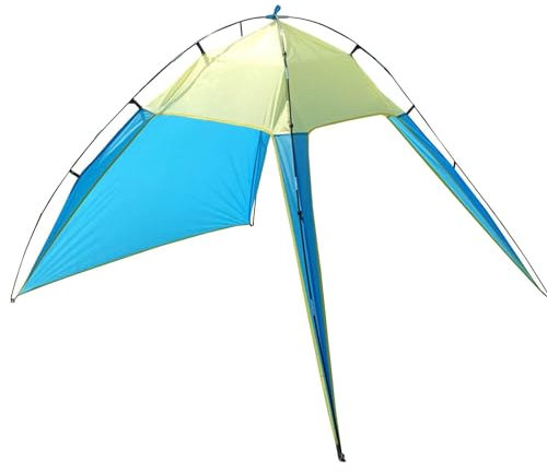 Utomhus baldakin strandskydd – lätt bärbart tält | UV-skydd, enkel installation, perfekt för , park och utomhusaktiviteter, solskyddstält för fiske, camping och resor