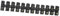 BATILEC - Barrette connexion 25-35 mm² 12 plots – Noir