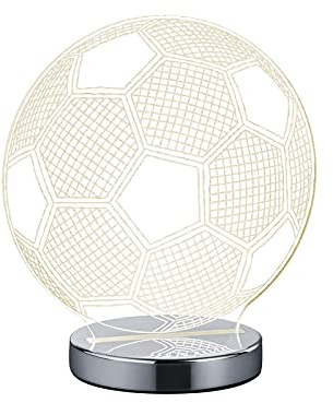 Reality Leuchten R52471106 Ball A, LED Motiv-Tischleuchte, Acryl, 7 watts, Integriert, Chrom, 12 x 20 x 22 cm