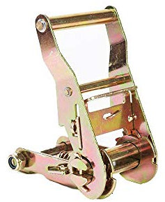 800kg Spannratsche Edelstahl Ratsche Schnalle für 25mm / 38mm Breite Ladungssicherung Gurt Gold Silber