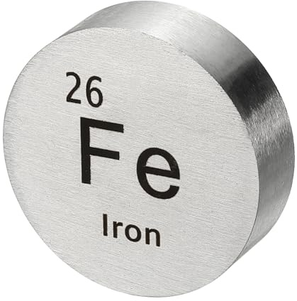 PATIKIL Iron Paperweight 1/2 Pound Iron Round Block Metal Paperweight