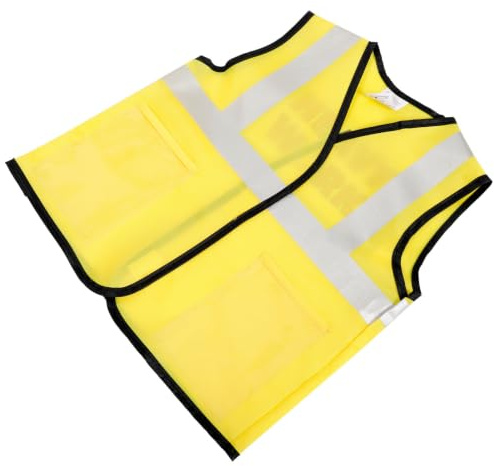 ABOOFAN Gilet Sicurezza Alta Visibilità Giallo Traspirante Riflettenti per Camminare in Ore e Gioco di Ruolo
