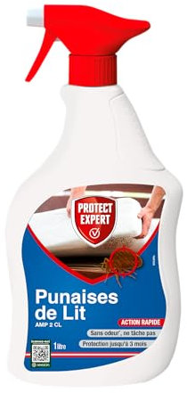 Foudroyant anti punaises de lit, pulvérisateur de 1L