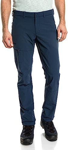 Schöffel Herren Pants Koper1, robuste Herren Hose mit 4-Wege-Stretch, elastische und wasserabweisende Wanderhose für Männer, dress blues, 28