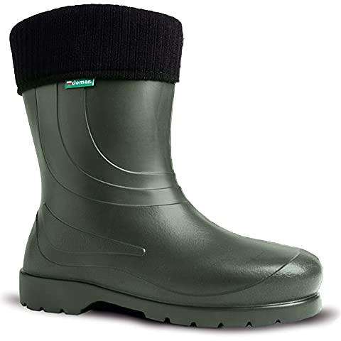 DEMAR Stivali leggeri in gomma EVA foderati LAURA, verde, 37 EU