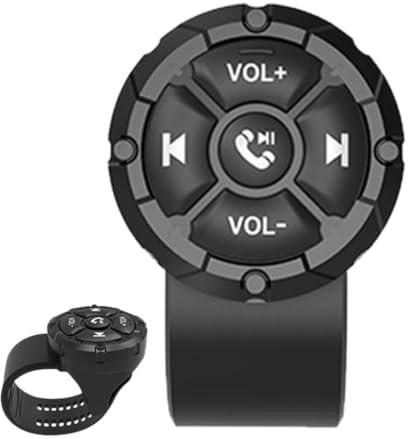 Telefonrattkontroll,Fjärrkontroll för bilratt Multifunktionell trådlös | Telefonfjärrkontroll för bilkörning Hands-free trådlös fjärrkontroll Utomhus Bil Trail Resa Köra SUV 4x4