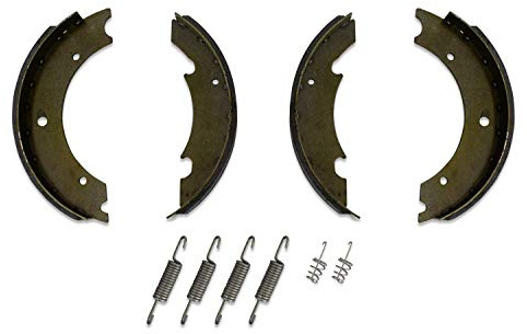 KAMPOL Automotive Zapatas de Freno 250x40 para Ejes Knott, Kit de Repuesto con Muelles para Tambor de 250 mm, Frenado Estable y Seguro para Remolques Pesados