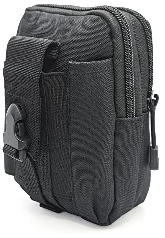Long Keeper Hüfttasche Taktisch EDC Pouch, Nylon Gürteltasche Taktisch Molle Tasche Handy Handytasche Outdoor Beutel für Camping Wandern Reise