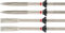 Hilti TE-YX SM/FM 36 Chisel Set, Pack of 4 (2 Pointed, 2 Narrow-Flat) SDS-max (TE-Y) Self-Sharpening Chisel bits for Demolition of Concrete and Masonry, Dimensions: 360 mm Long (2241997)