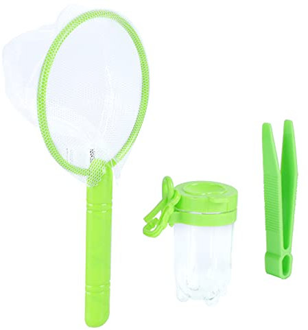 Toyvian 4 Sätze Insekten Beobachtung Teleskopierbares Fangnetz Ausziehbarer Fangkorb Schmetterlingsfangnetz Zusammenklappbarer Fangkorb Kind Teleskopisch Aufbewahrungskiste Plastik