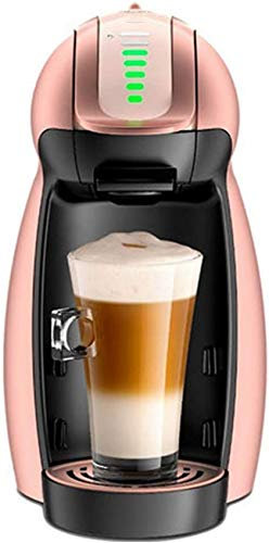 CVNIMV Cafetera de cápsulas Penguin en Color Oro Rosa Cafetera automática en Color Oro Rosa con Temporizador Cafetera con Espuma de Leche Cafetera de cápsulas