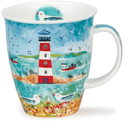 Dunoon Nevis Beside The Sea Light House - Tazza in porcellana fine, 0,48 l
