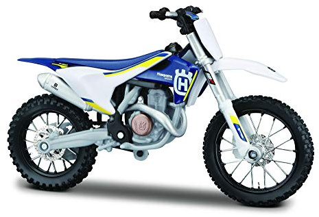 Maisto- 1:18 Moto Husqvarna FC 450-18 PZ Dispenser, Colori Assortiti, M34007-16909