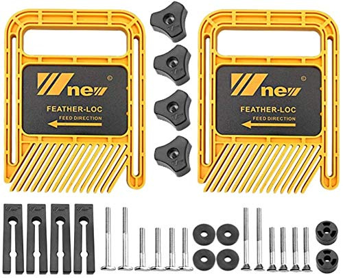 ArtisanShow Lengthened Double Feather Loc Board Miter Miter Slot Woodwork Multi-purpose Feather Loc Board Set for Table Saws Band Saws Fences Tools Woodworking Engraving DIY Gift to Carpenter