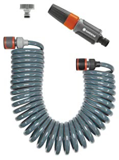 GARDENA Flexible darrosage - Longueur 15m - O9mm - Arrosage petits espaces - Kit complet avec raccords - Garantie 5 ans 4648-26